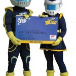 Rocky and Rocksy with AAA card